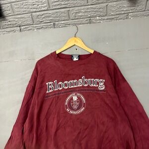 Vintage JanSport Bloomsburg University Sweatshirt Maroon Made in USA Mens Large